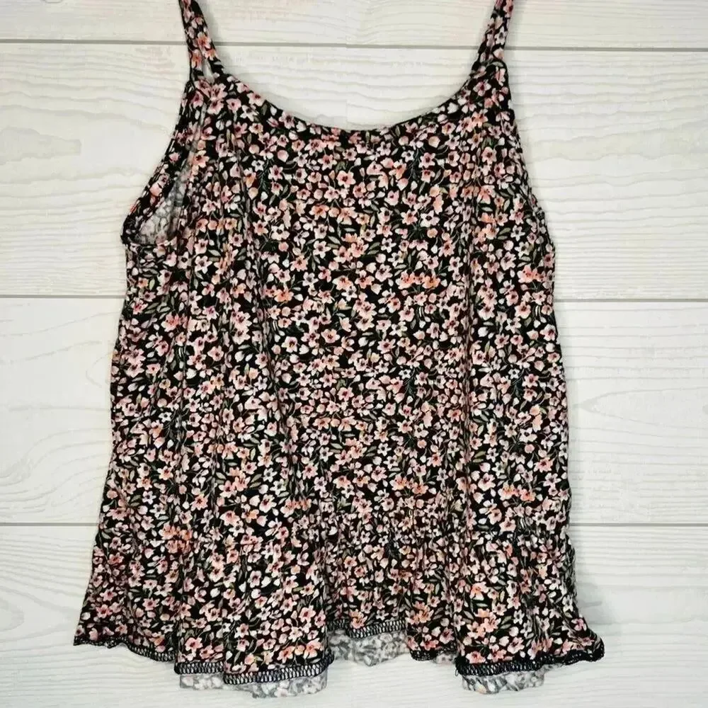Old Navy Faded Glory Girls Tank Top2 pc Bundle Size 5 XS Floral Starfish Summer